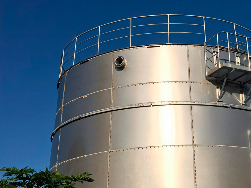 Tanque Atornillado de Acero Inox